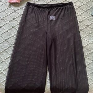 Black Mesh Bottoms